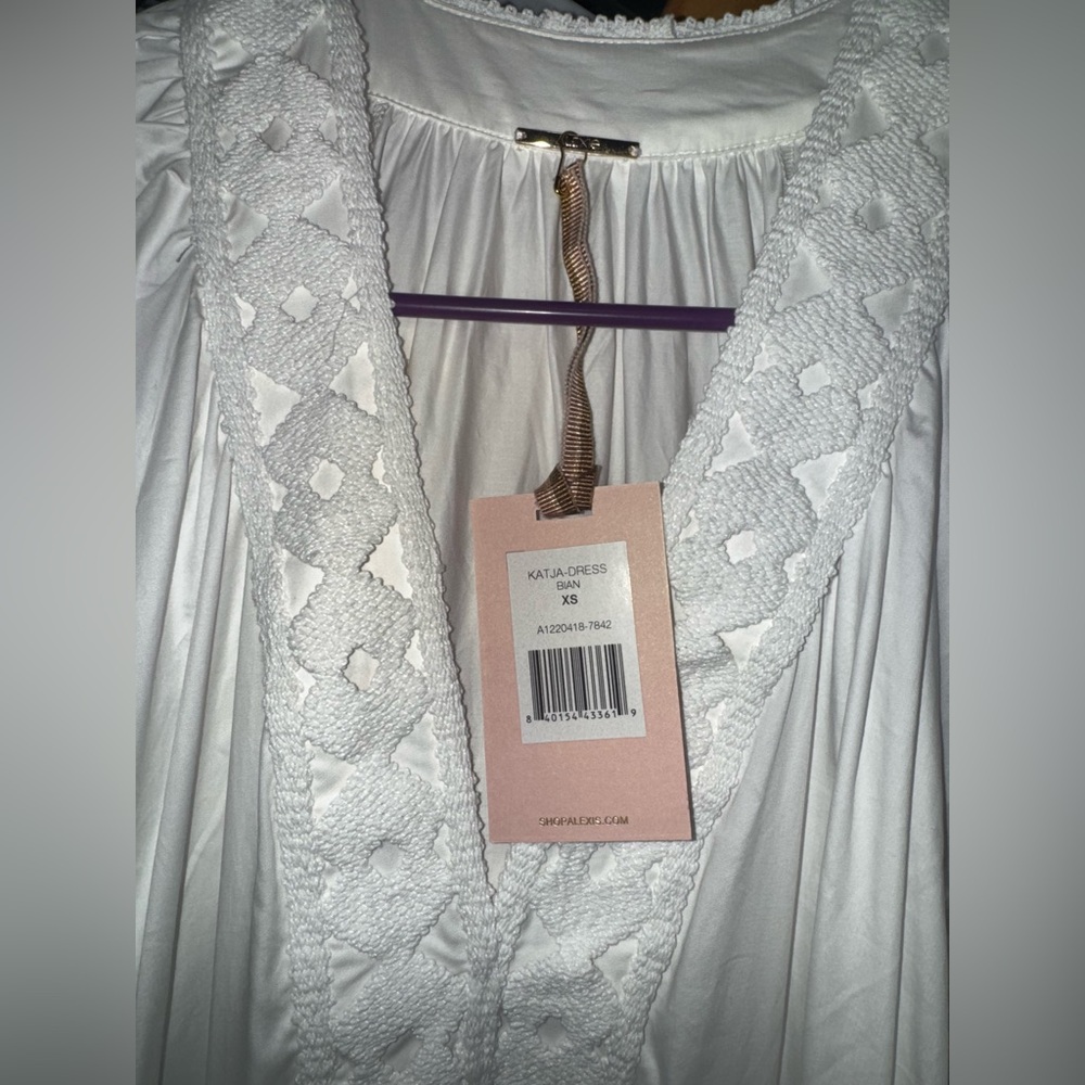 alexis dress white